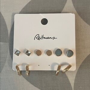 Reitmans Gold and Silver Earring Collection